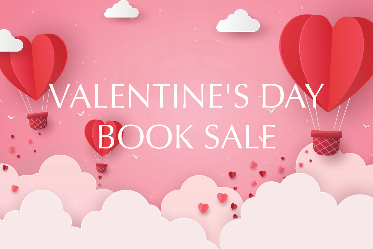 Valentine's Day Book Sale, Feb 14, 1-4pm